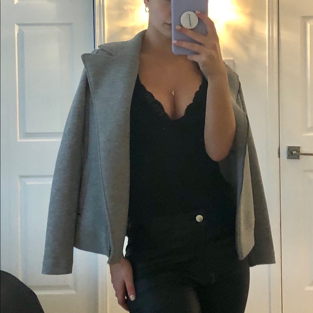 Gray coat